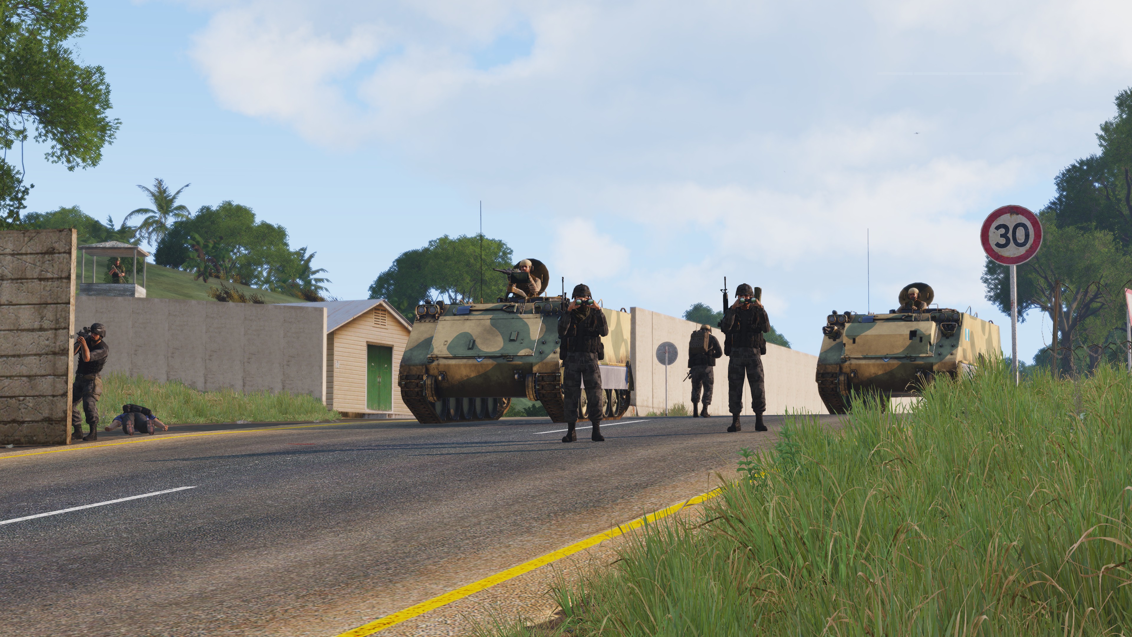 Arma 3 M113 border controle
